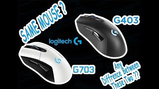 Logitech G403 vs Logitech G703 || What is The Difference ??