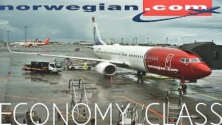 Norwegian Airlines ECONOMY CLASS Copenhagen to London|Boeing 737-800