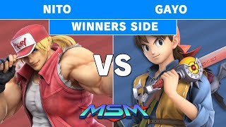 MSM 215 - Nito (Terry Bogard) Vs Gayo (Dark Pit,Hero) Winners Pools - Smash Ultimate