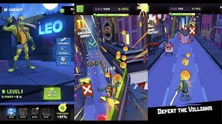 Rise of the TMNT : Ninja Run [ Android APK ] Gameplay