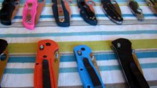 My Spyderco and Benchmade folders