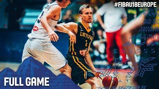 Italy v Lithuania - Full Game - Quarter-Final - FIBA U18 European Championship 2017