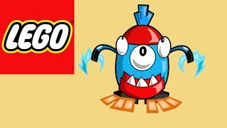How to Build LEGO Mixels  Slumbo & Vulk Mix 2 - Stop Motion Build | Bricks and Clay Play