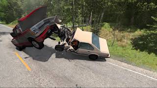 Лобовые столкновения BeamNG [BeamNG Drive crash compilation]