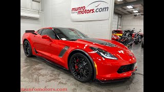 2019 ChevroletSOLD SOLD SOLD Corvette Z06 3LZ NAV Carbon Fibre Exposed Roof HUD  Munro Motors