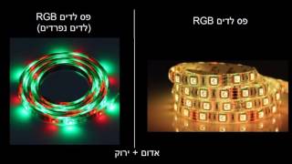 פס לדים מחליף צבעים (RGB)