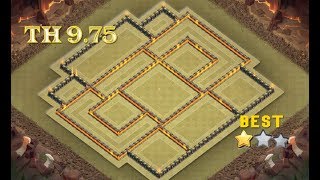 Town Hall 10 or Th 9.75 New War Base Anti First Hit  Proof + Replays TH9.75 Anti 3 Star Update 2017