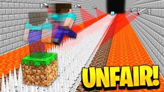 WORLDS MOST UNFAIR MINECRAFT MAP...