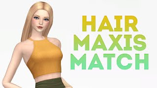 MODS CC HAIR MAXIS MATCH PACK FOLDER FREE DOWNLOAD THE SIMS 4