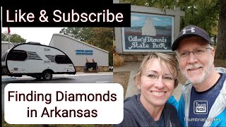 DIAMOND HUNTING and CAMPING at Crater of Diamonds State Park in our Little Guy Max