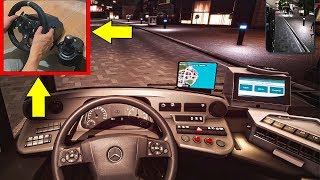 Bus Simulator Gameplay Logitech G920 Xbox One X