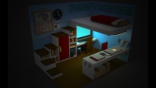MagicaVoxel - room - Speed Art -VoxelArt