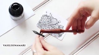 VASILISINAMARI универсальный держатель для перьев