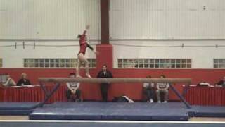 Rutgers Gymnastics, Maddie Zwiebel Vault Floor and Beam