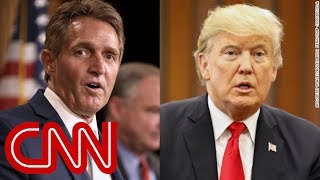 Jeff Flake caught on hot mic talking about Trump