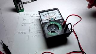Дешевый стрелочный тестер (YX-2000A) - полное барахло!