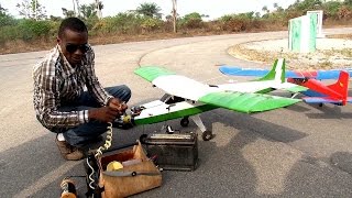 Eye Witness Report: Gifted Nigerian Invents Flying Mini-Aircrafts