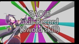 Sword Art Online Integral Factor - Some Skill Records [Sword Skill]