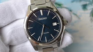Синий циферблат в Seiko Presage  SARX045