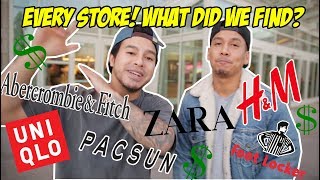 BREAKING DOWN EVERY STORE IN THE MALL! WHAT'D WE BUY?!