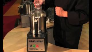 Овощерезка Robot Coupe R301 Ultra - принцип работы