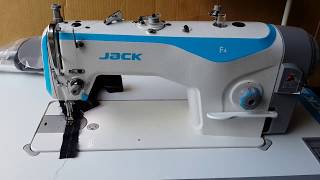 Швейная машина Джек Ф4/ Jack F4 sewing machine. Сервомотор.