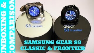Samsung Gear S3 Unboxing & Comparison! (HD)