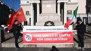 Coronavirus, cittadini cinesi protestano a Genova: «Non siamo virus»
