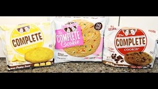 Lenny & Larry’s The Complete Cookie: Lemon Poppy Seed, Birthday Cake & Double Chocolate