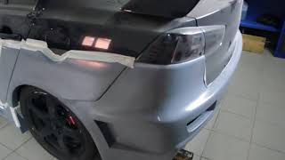Accolade GT400 Прикинули заднее расширение Mitsubishi Lancer X Общий обзор