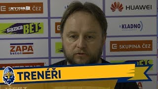 Trenéři po zápase: Pavel Patera a František Zeman