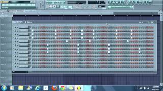 How to make a TRap (EDM) Drum pattern in Fl Studio (TUTORIAL  + FLP)