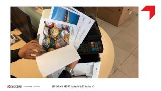 ECOSYS M5521cdn Copia mezclando hojas tamaño carta y oficio