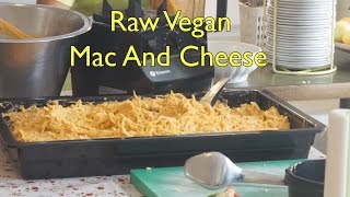 Low-Fat Raw Vegan Mac And Cheese Recipe (gluten, oil and salt free)