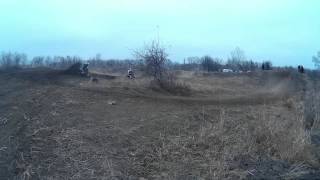 Конотоп мотокросс 15 11 2014 второй заезд класс хобби