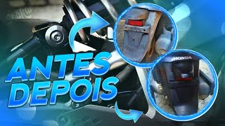 Como restaurar os plásticos da moto e carro