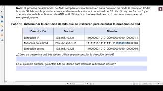 Determinar la cantidad de bits que se utilizarán para calcular la dirección de red