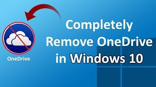 How to Completely Remove OneDrive in Windows 10 in Hindi 2019