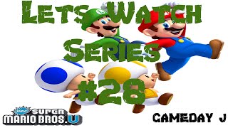 New Super Mario Bros U - Wii U Part 28 [Lets Watch] Fuzzy Clifftop