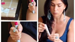 Humira Shot Pen injections with less pain tutorial
