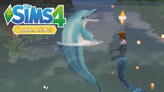 Playing with a Dolphin - The Sims 4: ISLAND LIVING
