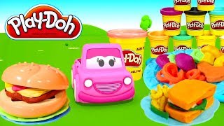 Learn colors with Play-Doh. Learning videos.