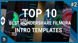 Top 10 Best Wondershare Filmora Intro Templates #2 + Free Download