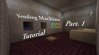 Minecraft Vending Machine Tutorial: Part 1
