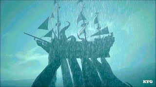 Kingdom Hearts 3 - The Kraken Tentacles - Boss Fight | Gameplay (PS4 HD) [1080p60FPS]