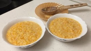 Тыквенная каша с пшеном на молоке