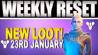 Destiny 2 Intel | FACTION WINNER! Weekly Reset, Milestones, Nightfall & Vendors! (23rd January 2018)
