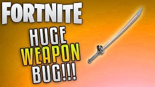 Fortnite Save The World News "Fortnite Founders Masamune Bugged!" Fortnite Weapon Update