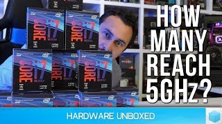 Overclocking Ten Core-i7 8700K CPUs [Part 2] The Retail Test
