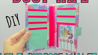 DIY Duct Tape Multi Purpose Wallet Tutorial!